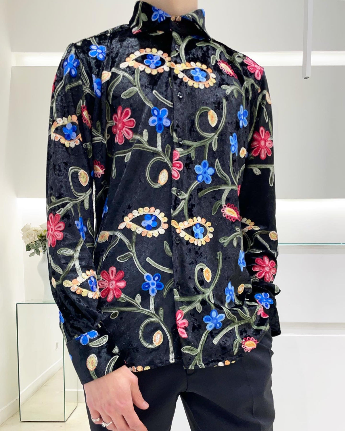 Camicia BRUNO MARS Flowers pncldcouture