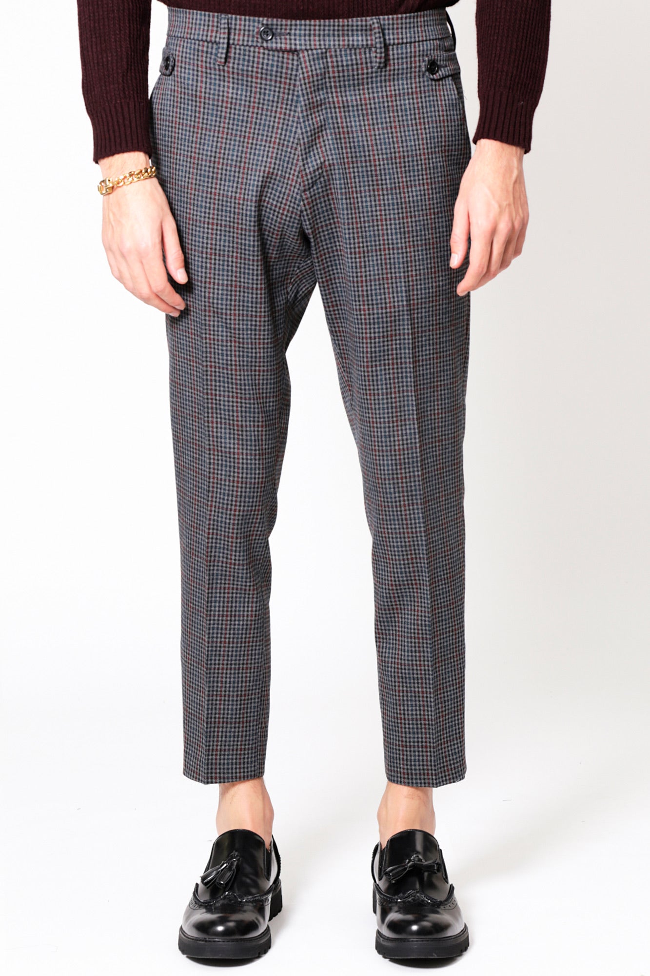 Pantalon HANCOCK - Gris Foncé Square Red Line